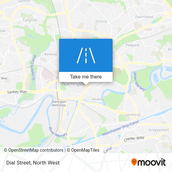 Dial Street map