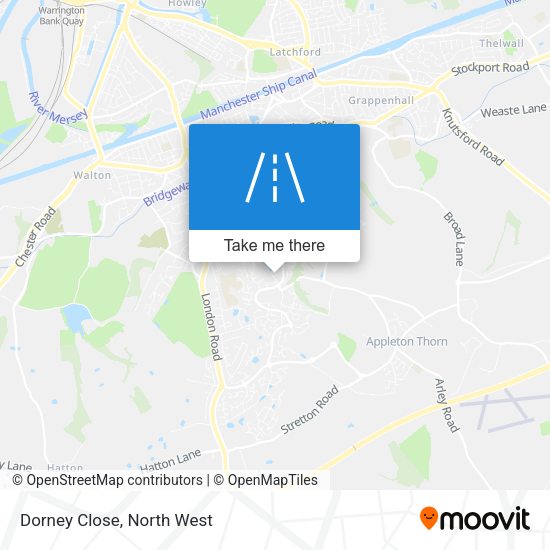 Dorney Close map