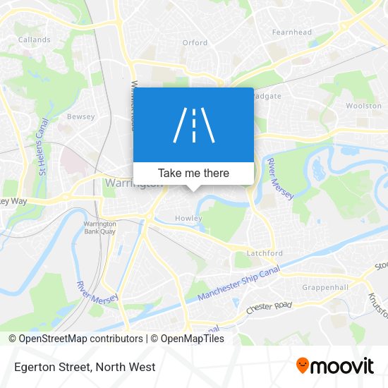 Egerton Street map