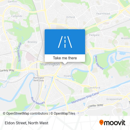 Eldon Street map