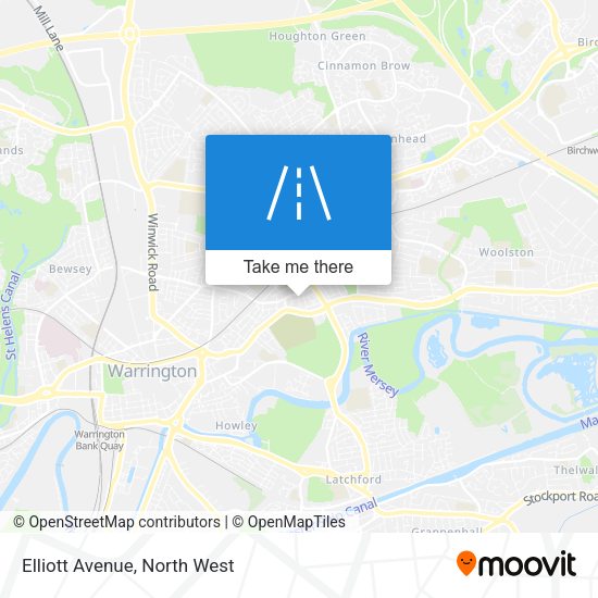 Elliott Avenue map