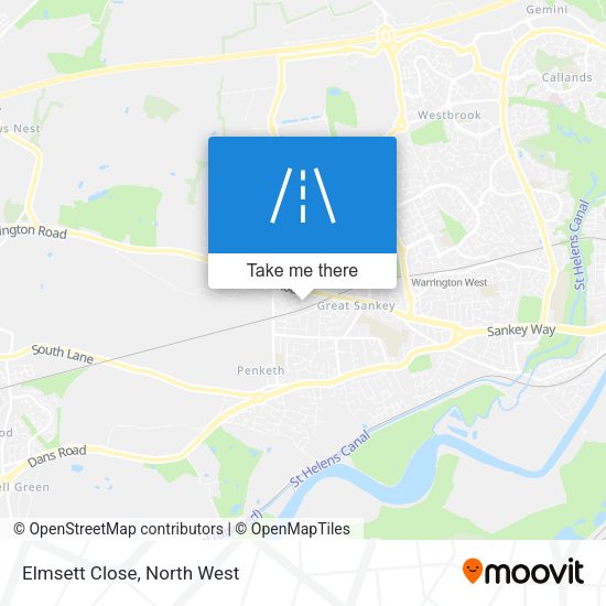 Elmsett Close map