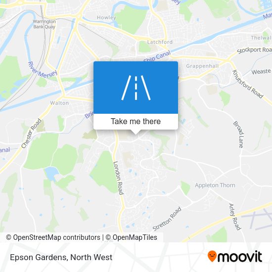 Epson Gardens map