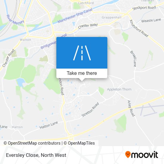 Eversley Close map