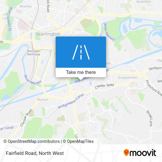 Fairfield Road map