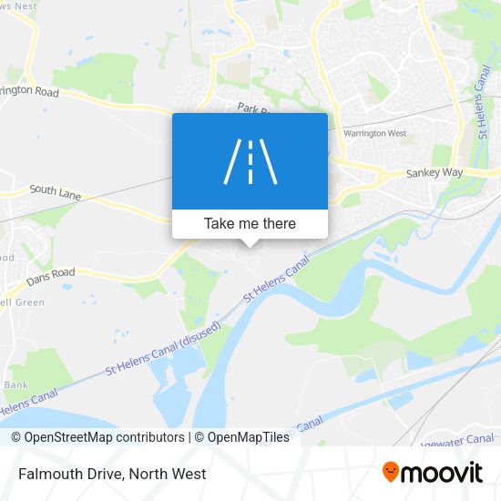 Falmouth Drive map