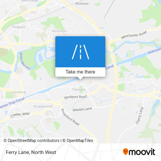Ferry Lane map