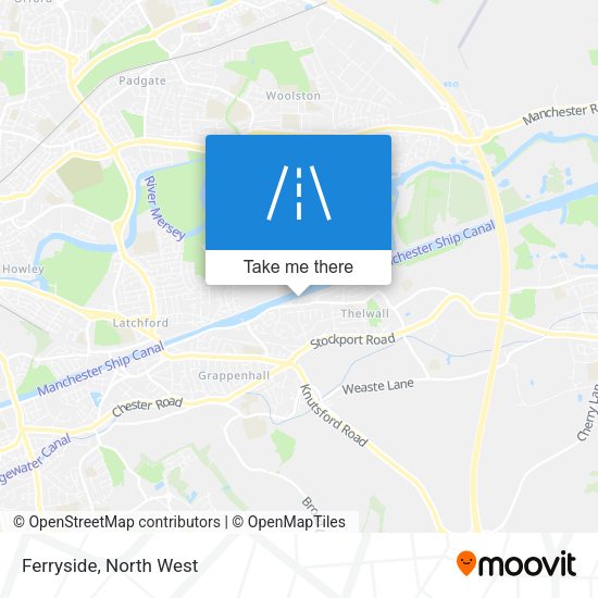 Ferryside map