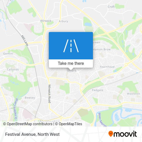 Festival Avenue map