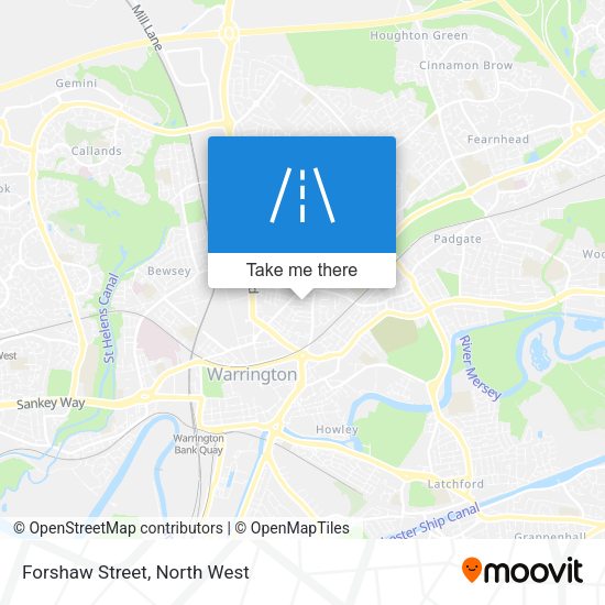 Forshaw Street map