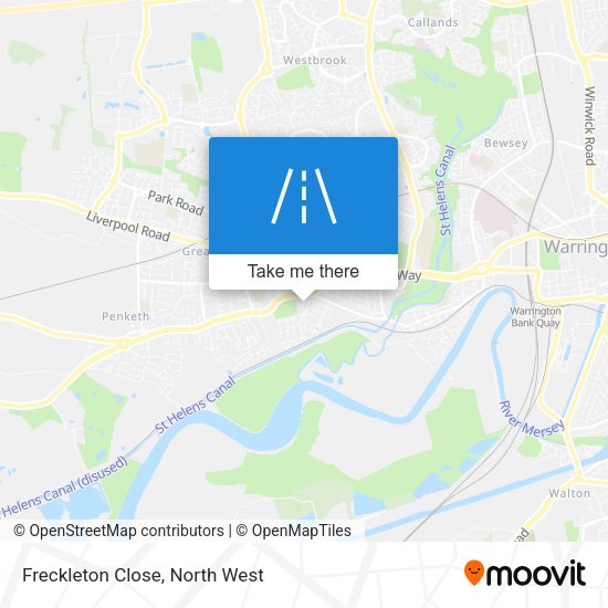 Freckleton Close map