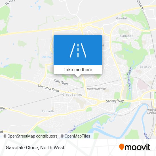 Garsdale Close map
