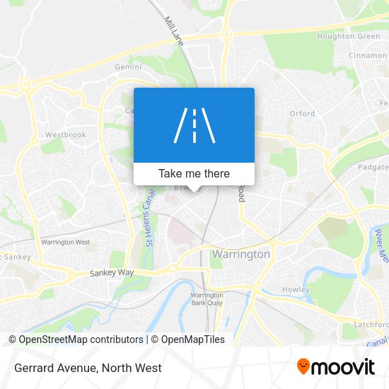 Gerrard Avenue map