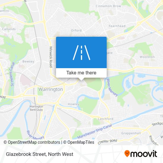 Glazebrook Street map