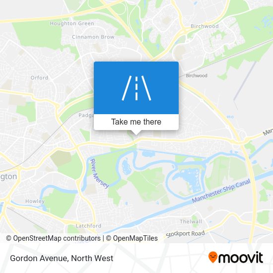 Gordon Avenue map