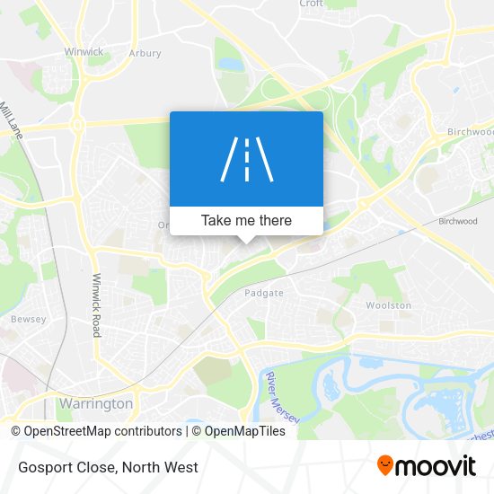 Gosport Close map