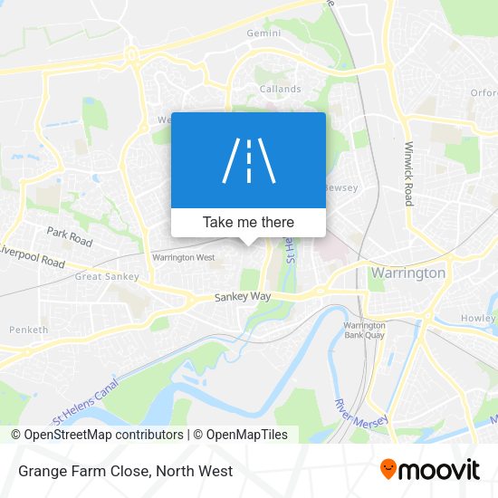 Grange Farm Close map