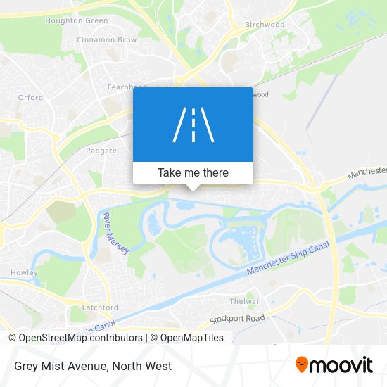 Grey Mist Avenue map