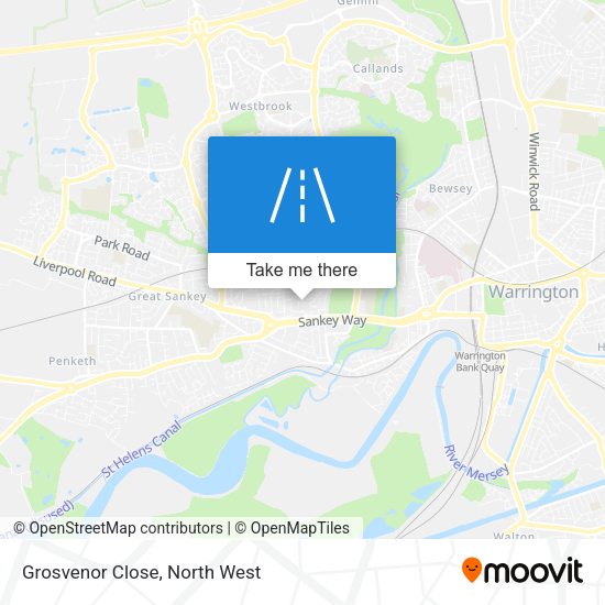 Grosvenor Close map