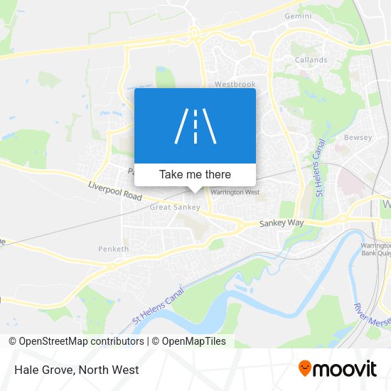 Hale Grove map