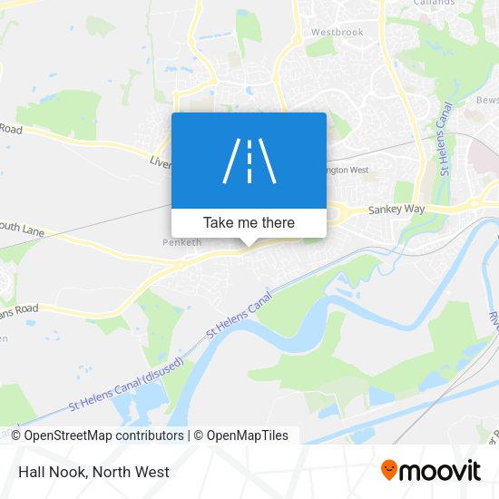 Hall Nook map