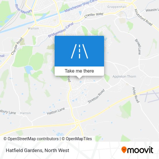 Hatfield Gardens map