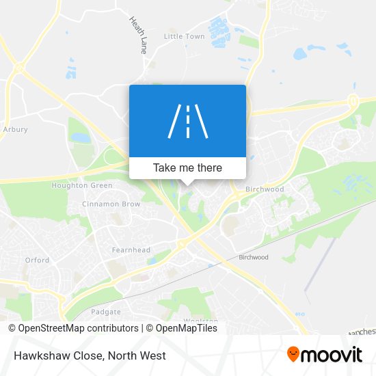 Hawkshaw Close map