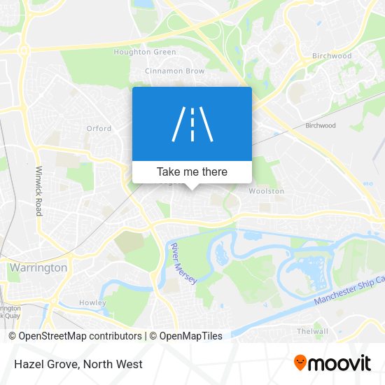 Hazel Grove map