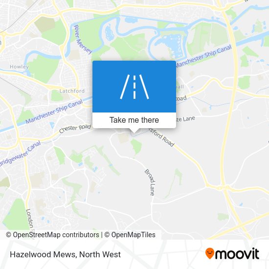 Hazelwood Mews map