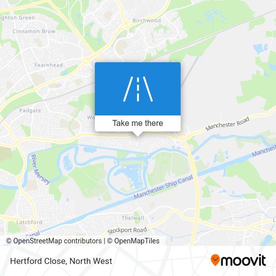 Hertford Close map