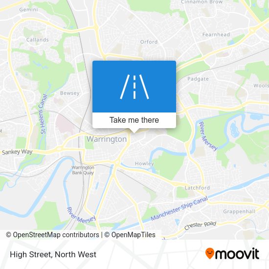 High Street map