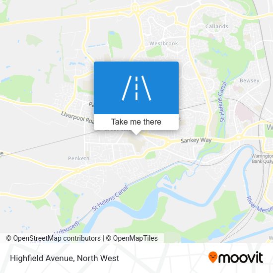 Highfield Avenue map
