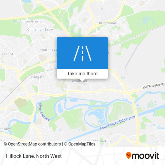 Hillock Lane map