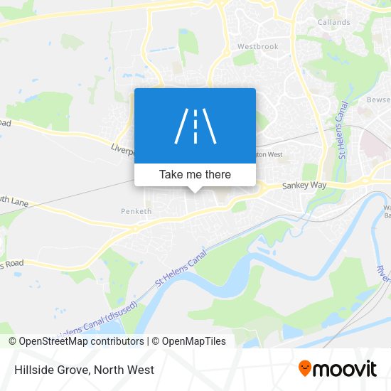 Hillside Grove map