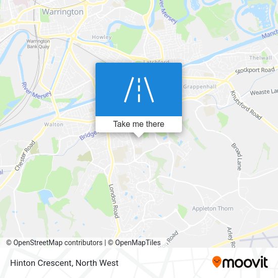 Hinton Crescent map