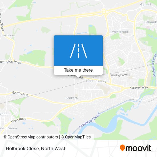 Holbrook Close map