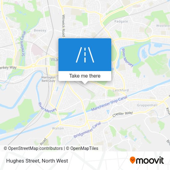 Hughes Street map