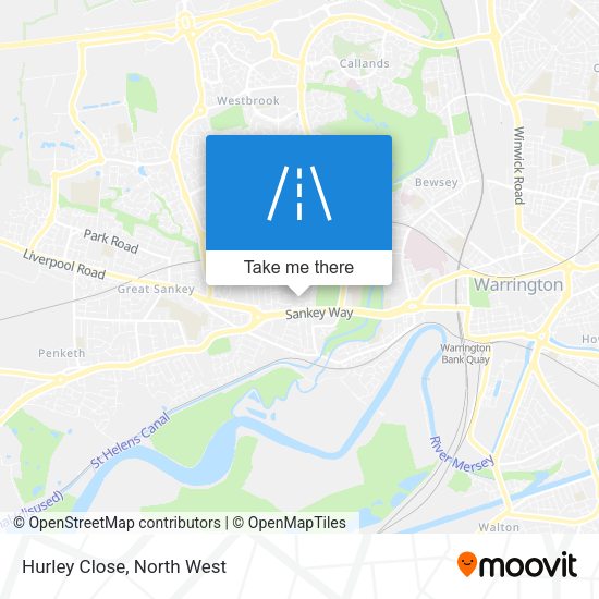 Hurley Close map