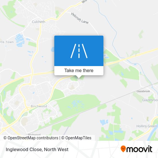 Inglewood Close map