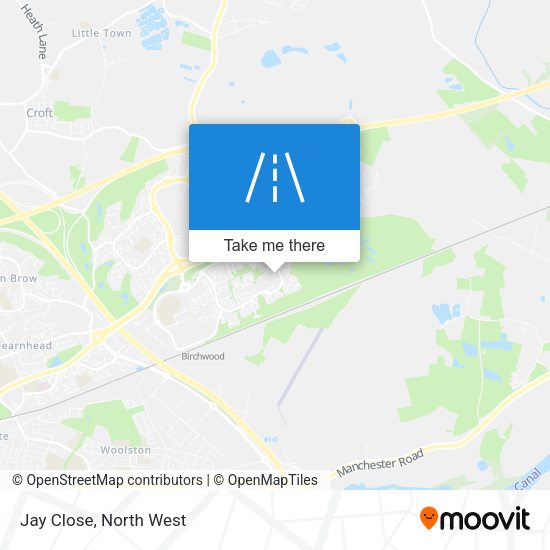Jay Close map