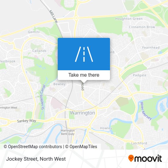 Jockey Street map