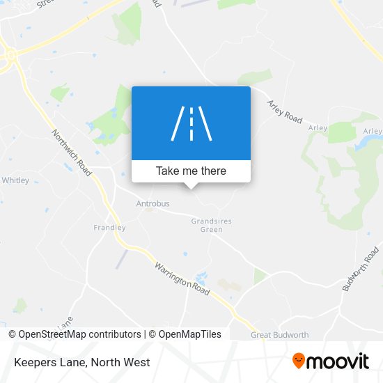Keepers Lane map