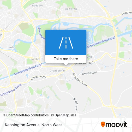 Kensington Avenue map
