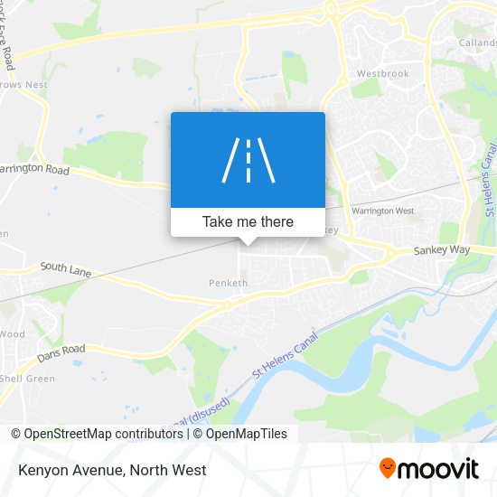 Kenyon Avenue map