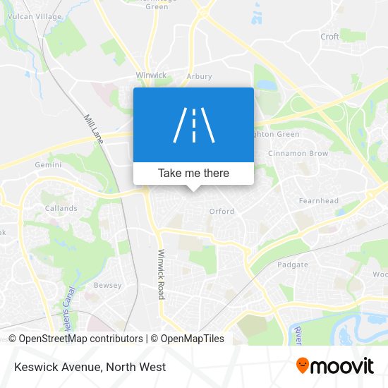 Keswick Avenue map