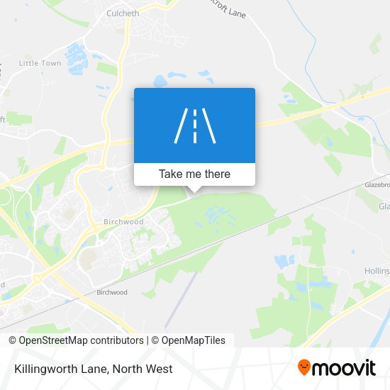 Killingworth Lane map