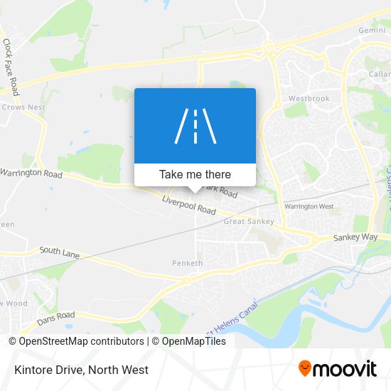 Kintore Drive map