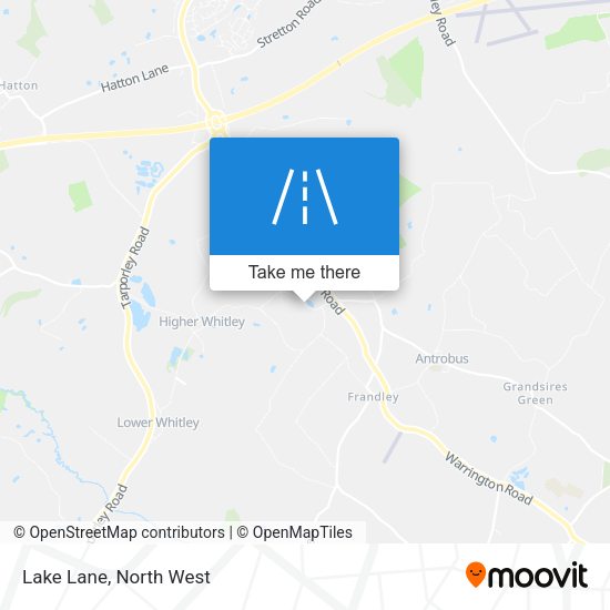 Lake Lane map