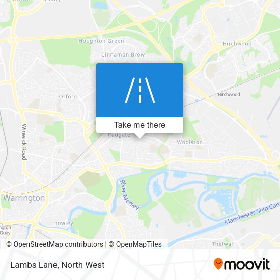 Lambs Lane map