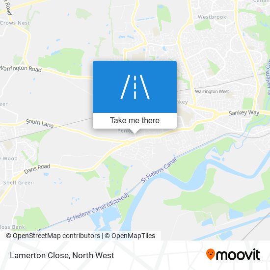 Lamerton Close map